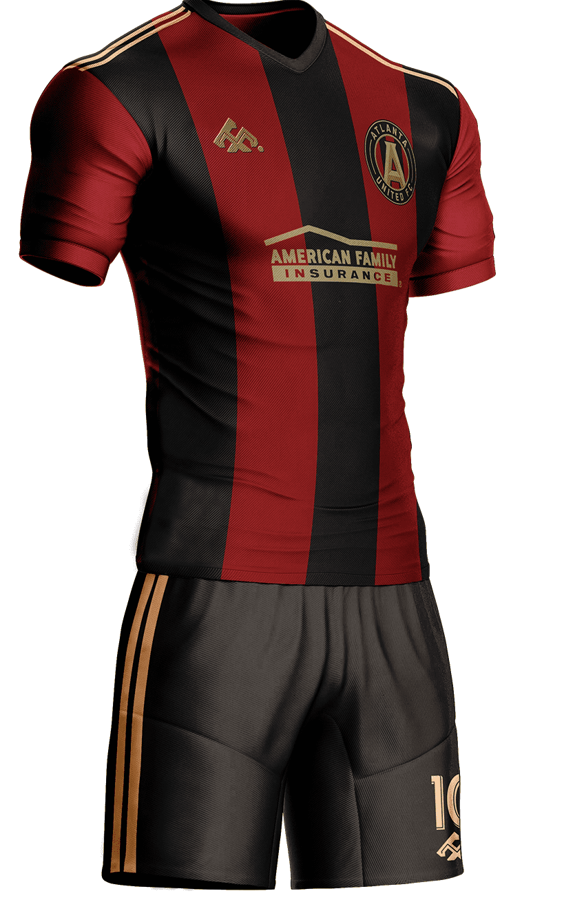 Atlanta #304 Rojo con Negro