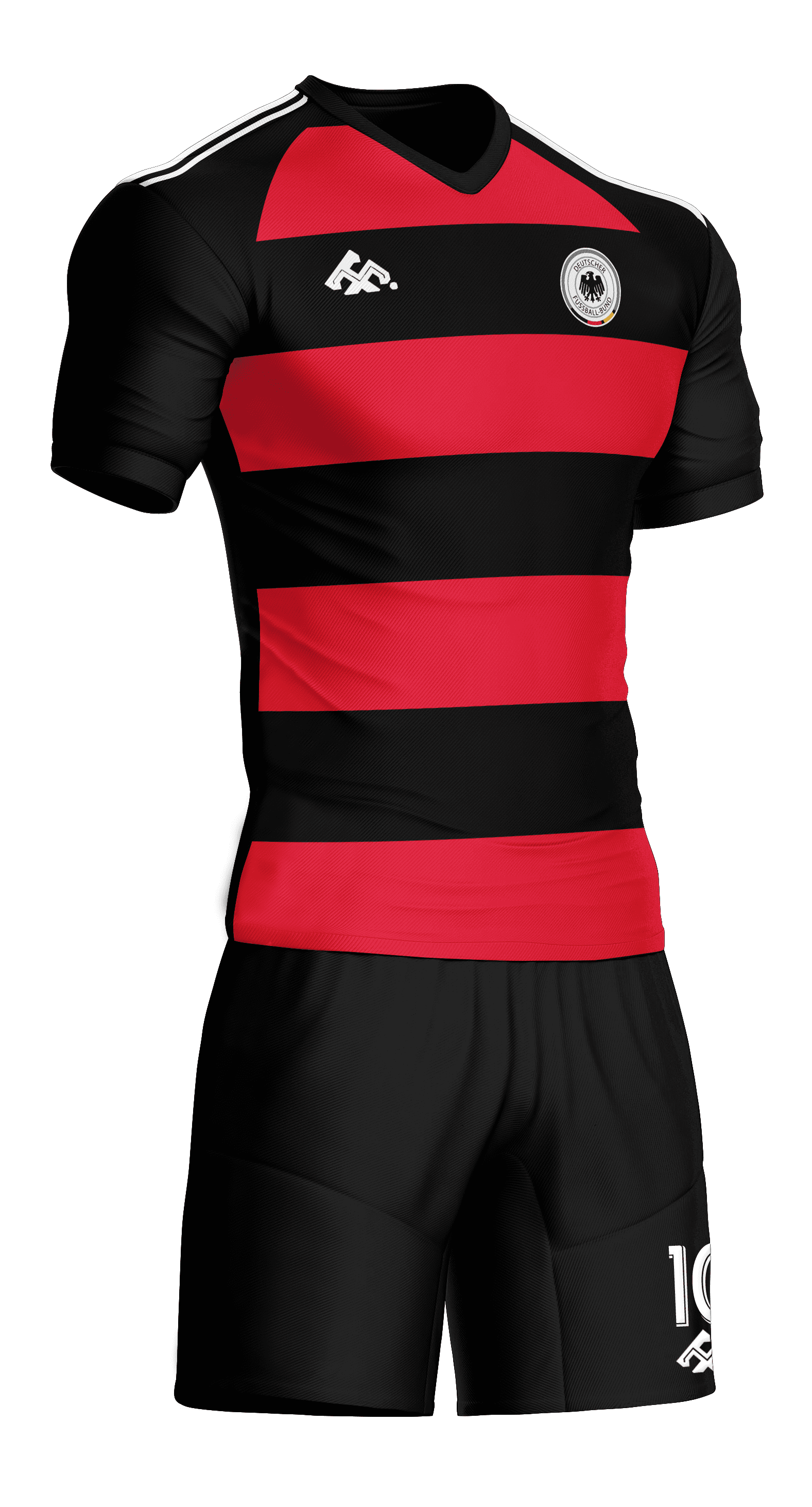 ALEMANIA #30 Rojo con Negro
