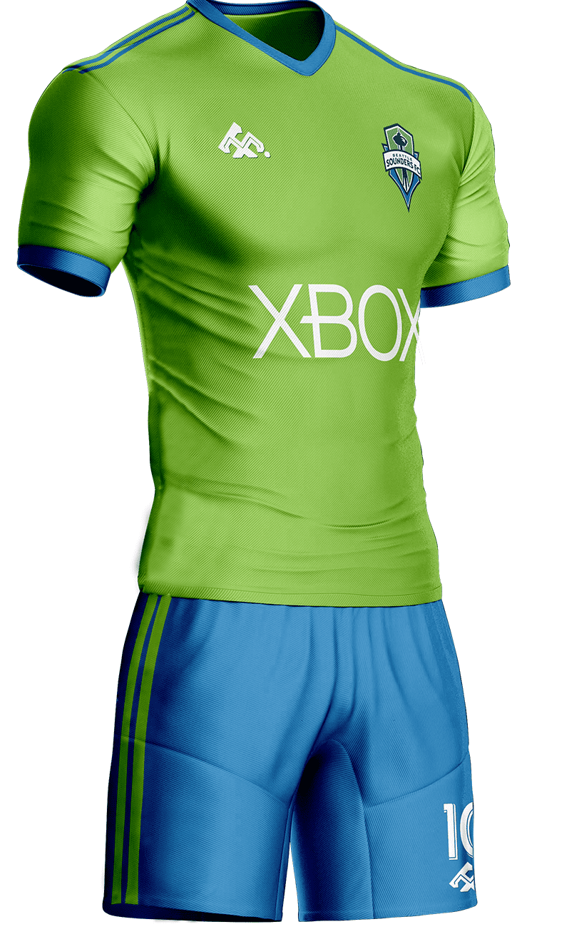 Sounders #308 (Verde Manzana con Turquesa)