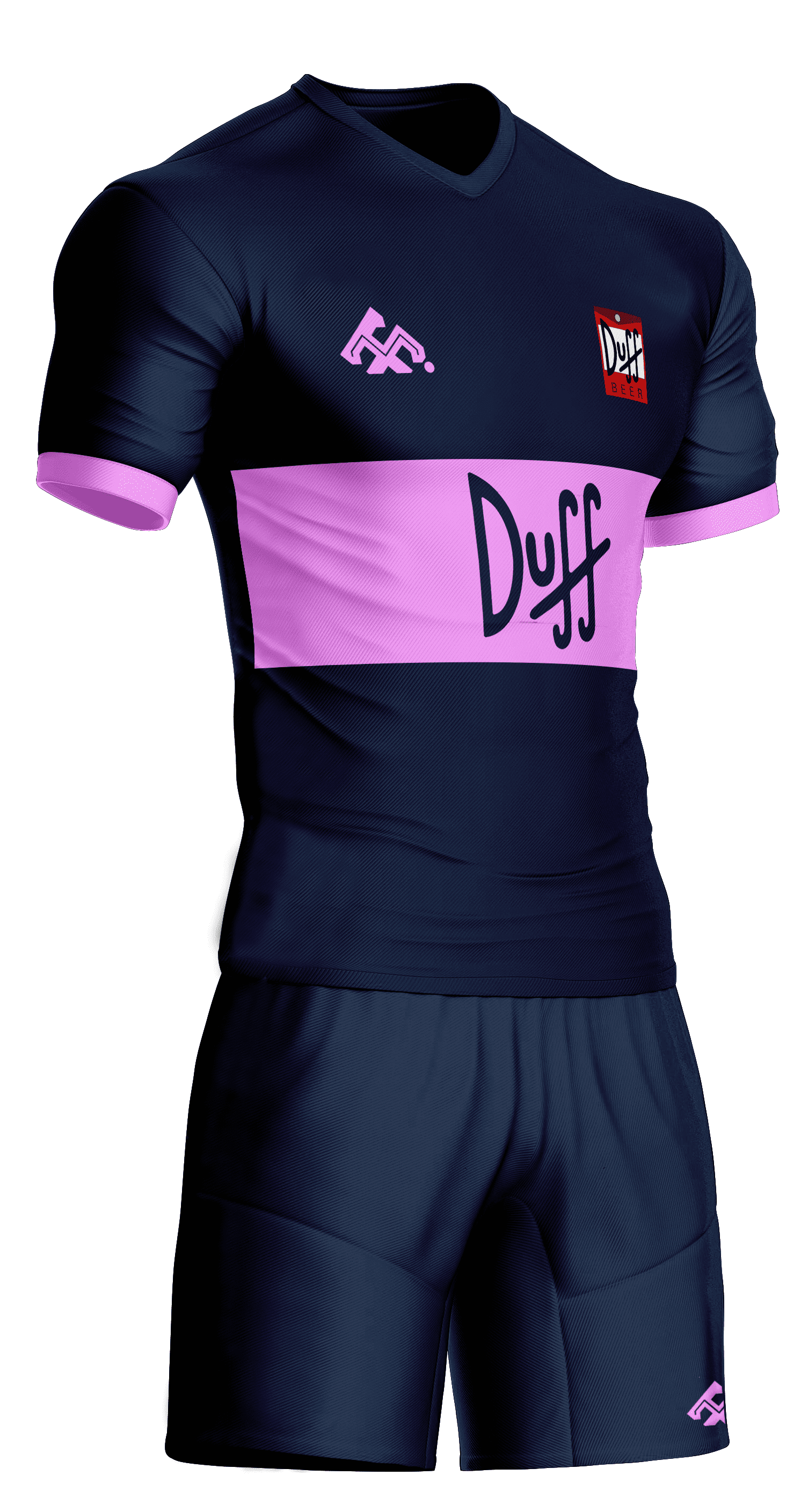 Duff #523 (Negro Con Rosa)